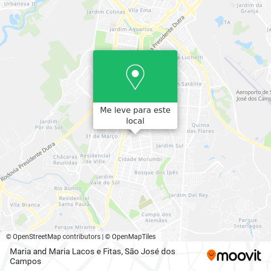 Maria and Maria Lacos e Fitas mapa