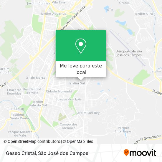 Gesso Cristal mapa