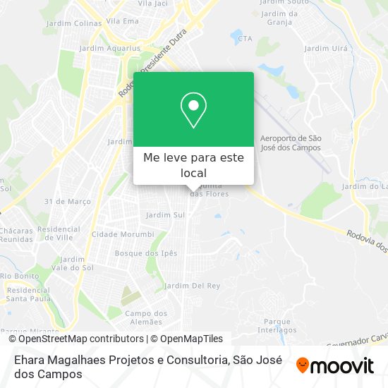 Ehara Magalhaes Projetos e Consultoria mapa