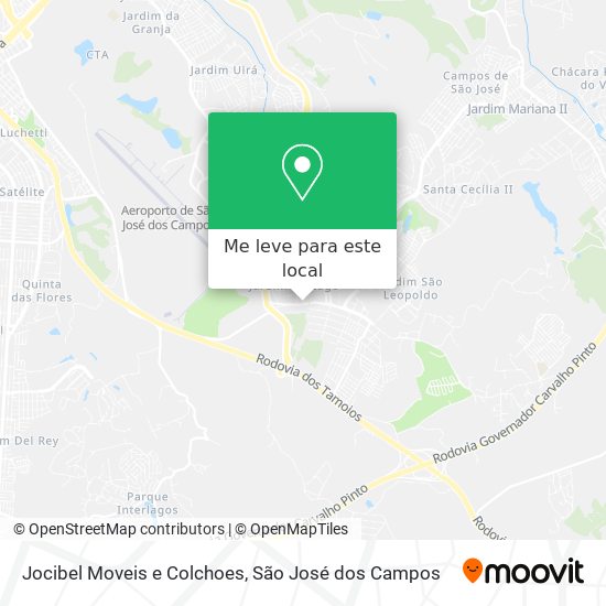 Jocibel Moveis e Colchoes mapa