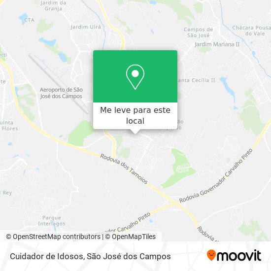 Cuidador de Idosos mapa