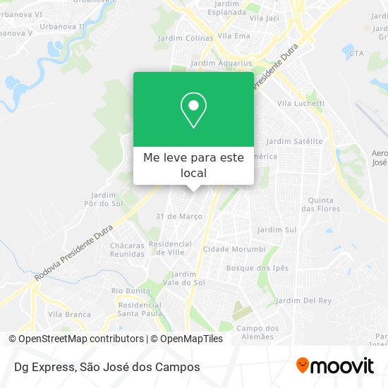 Dg Express mapa