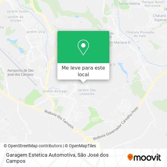 Garagem Estetica Automotiva mapa