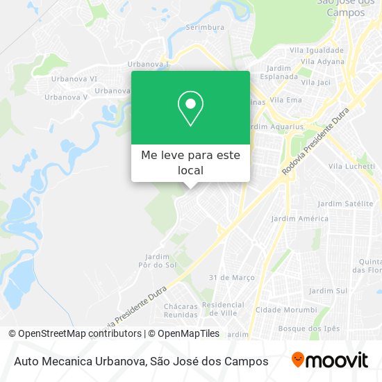 Auto Mecanica Urbanova mapa