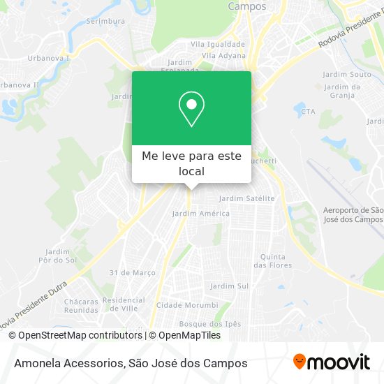 Amonela Acessorios mapa
