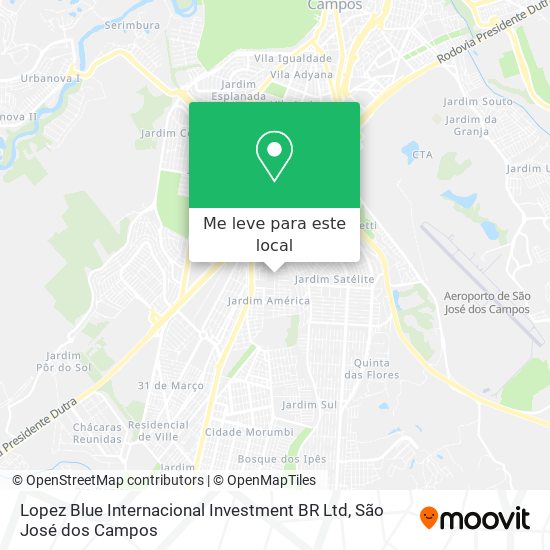 Lopez Blue Internacional Investment BR Ltd mapa