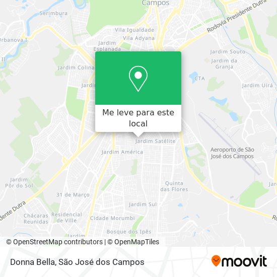 Donna Bella mapa