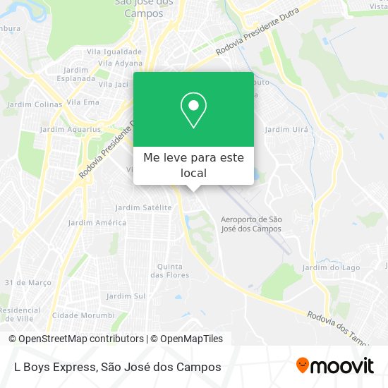 L Boys Express mapa