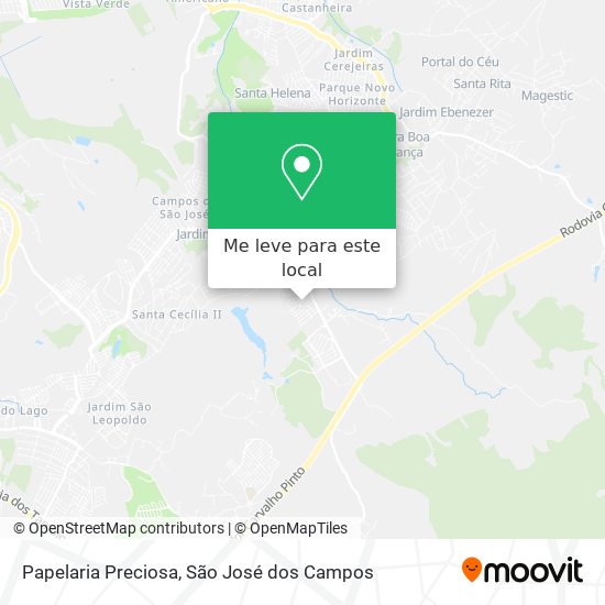Papelaria Preciosa mapa