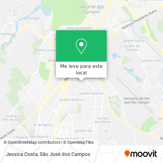 Jessica Costa mapa