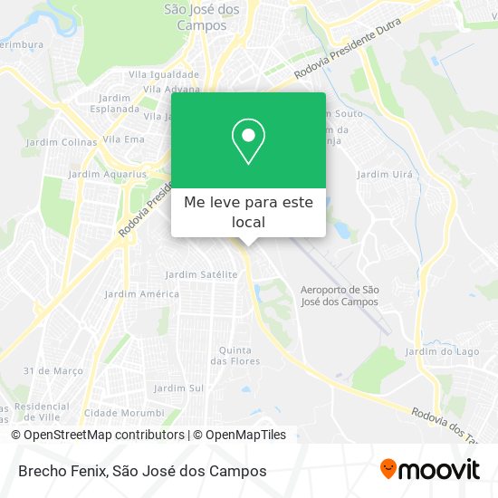 Brecho Fenix mapa