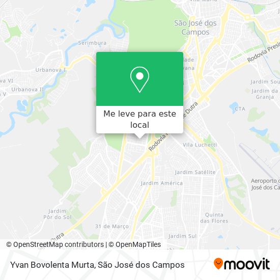 Yvan Bovolenta Murta mapa