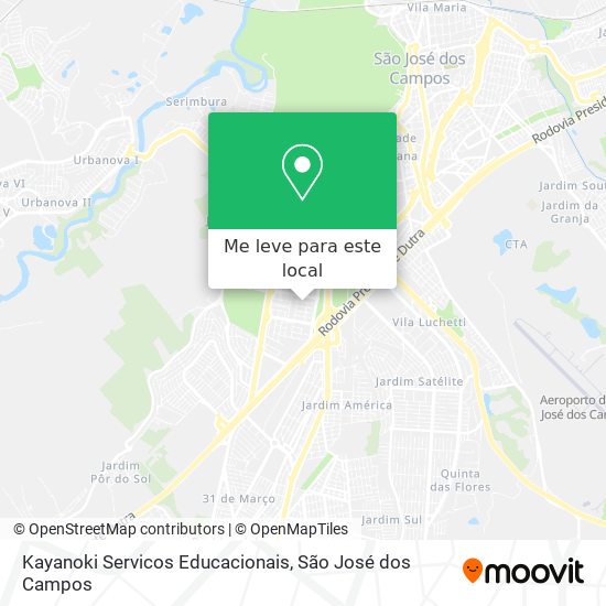 Kayanoki Servicos Educacionais mapa
