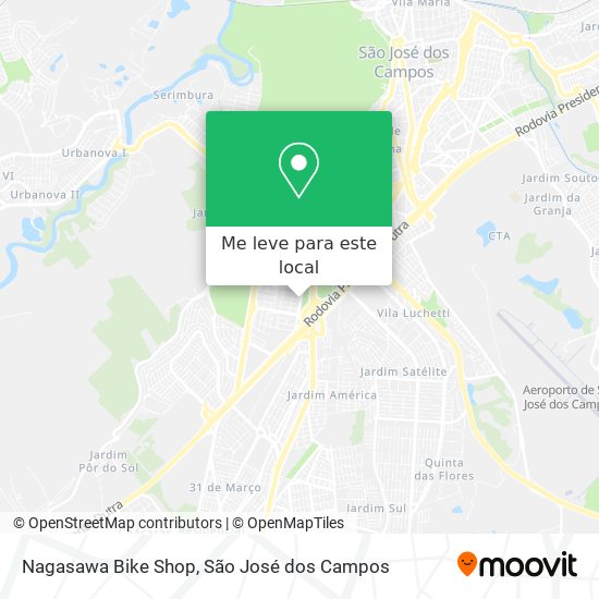 Nagasawa Bike Shop mapa