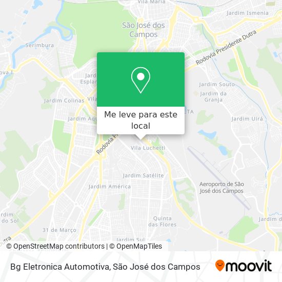 Bg Eletronica Automotiva mapa