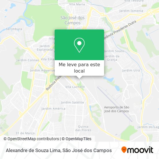 Alexandre de Souza Lima mapa