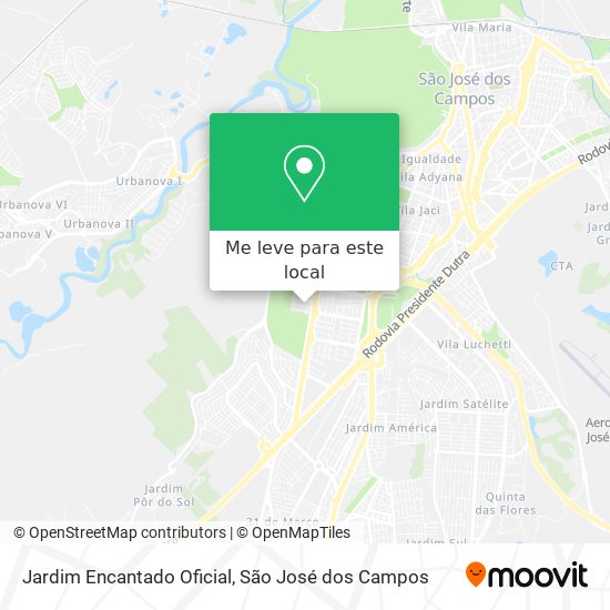 Jardim Encantado Oficial mapa