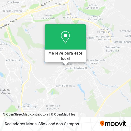 Radiadores Moria mapa