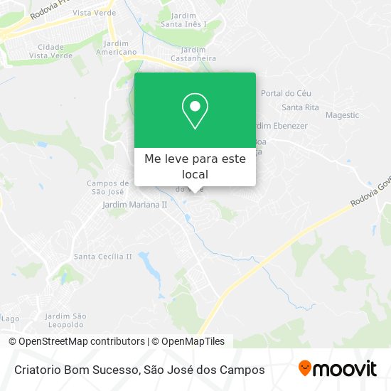 Criatorio Bom Sucesso mapa