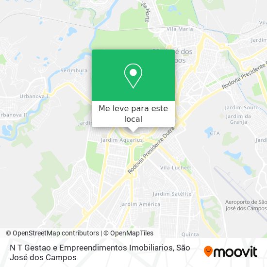 N T Gestao e Empreendimentos Imobiliarios mapa