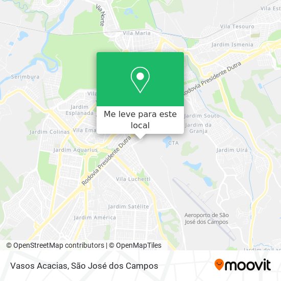 Vasos Acacias mapa