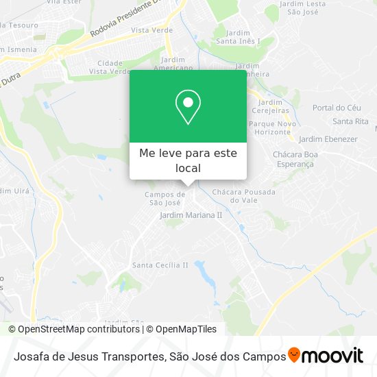 Josafa de Jesus Transportes mapa