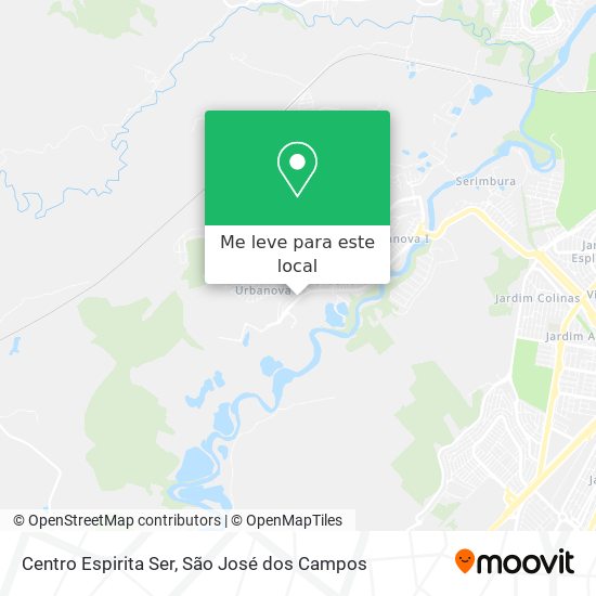 Centro Espirita Ser mapa
