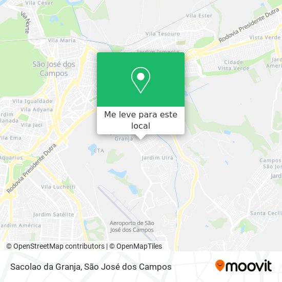 Sacolao da Granja mapa