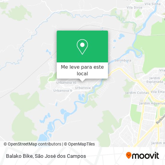Balako Bike mapa