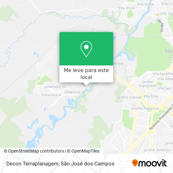 Decon Terraplanagem mapa