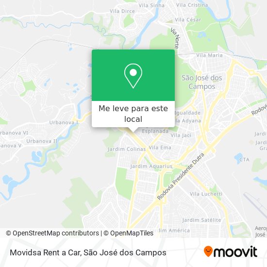 Movidsa Rent a Car mapa