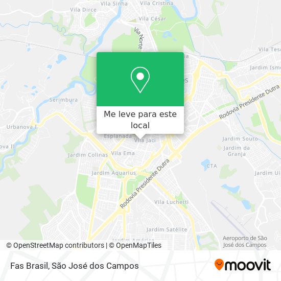 Fas Brasil mapa