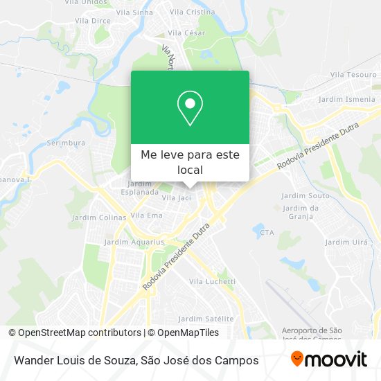 Wander Louis de Souza mapa