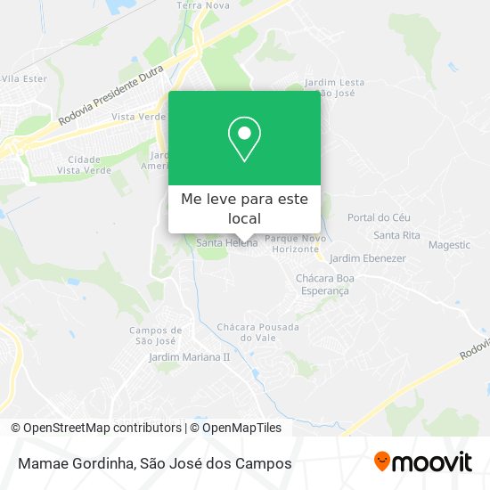 Mamae Gordinha mapa