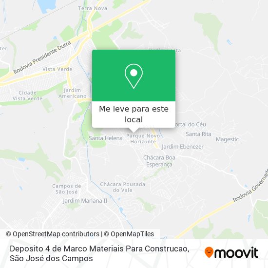 Deposito 4 de Marco Materiais Para Construcao mapa