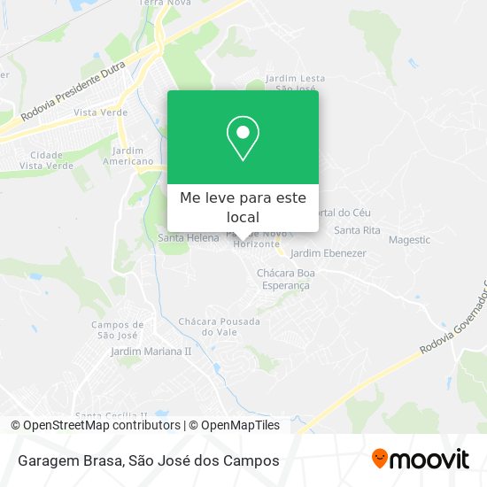 Garagem Brasa mapa