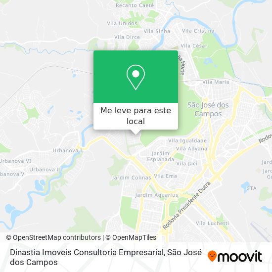 Dinastia Imoveis Consultoria Empresarial mapa