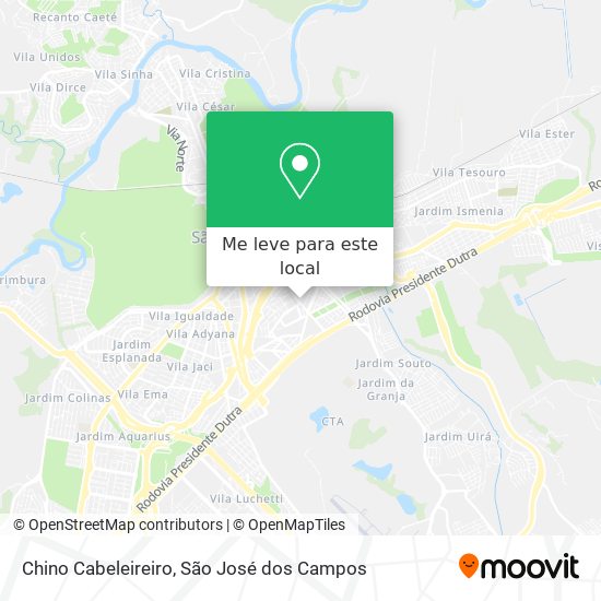Chino Cabeleireiro mapa