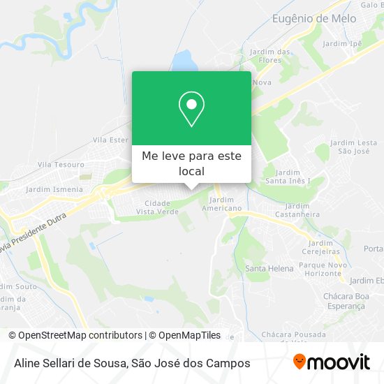 Aline Sellari de Sousa mapa