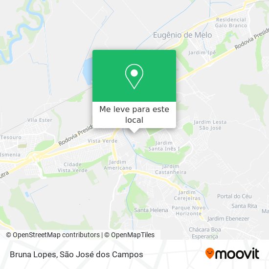 Bruna Lopes mapa