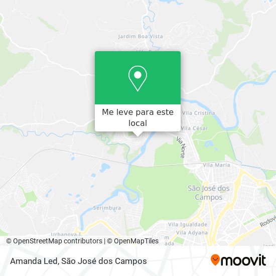 Amanda Led mapa