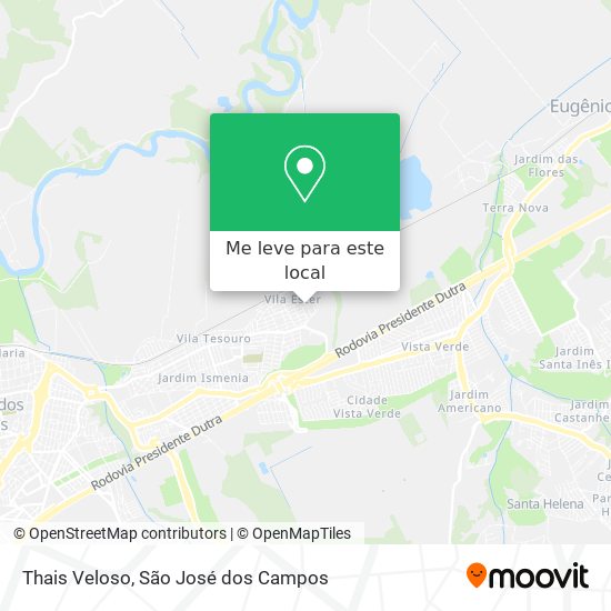 Thais Veloso mapa