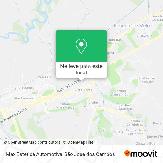 Max Estetica Automotiva mapa