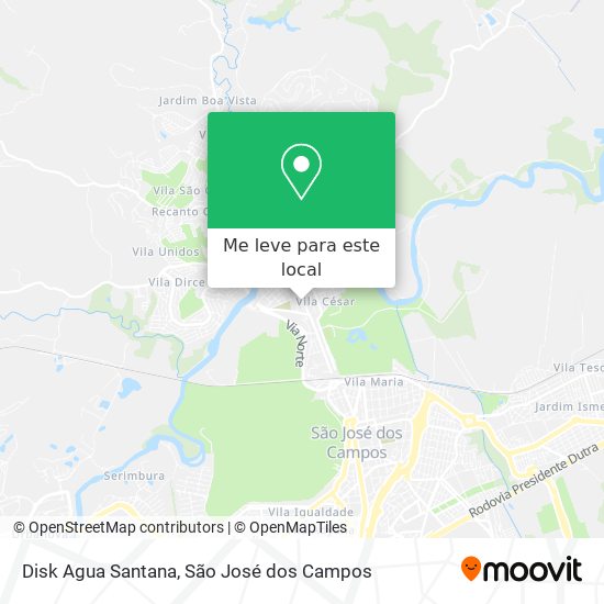 Disk Agua Santana mapa