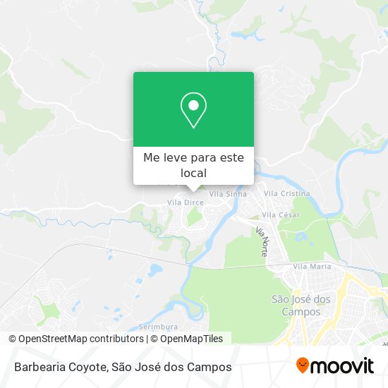 Barbearia Coyote mapa
