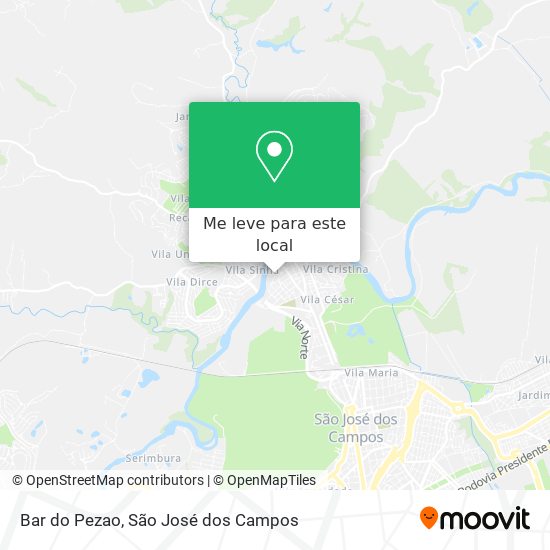 Bar do Pezao mapa