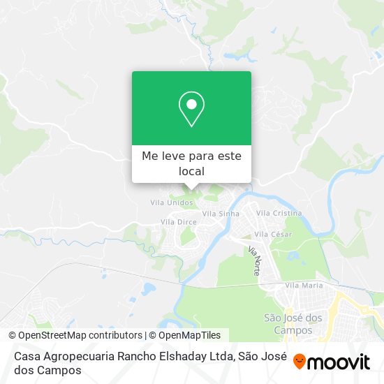 Casa Agropecuaria Rancho Elshaday Ltda mapa