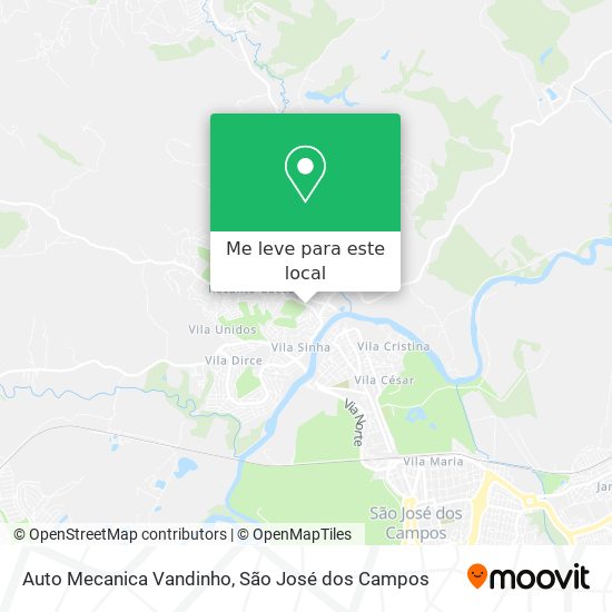 Auto Mecanica Vandinho mapa