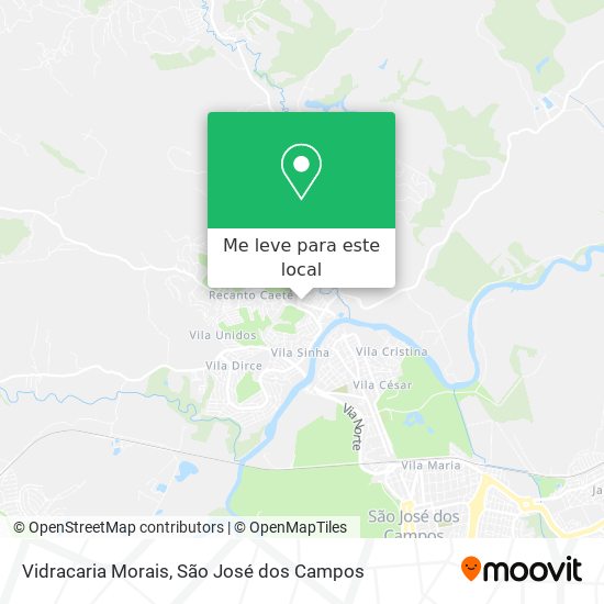 Vidracaria Morais mapa