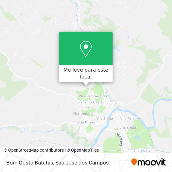 Bom Gosto Batatas mapa